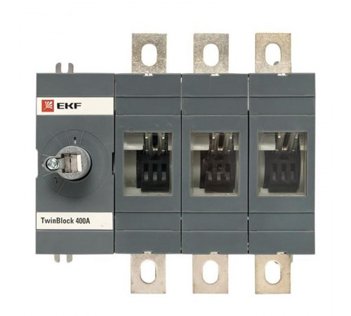 Рубильник 400A 3P без рукоятки управления TwinBlock  tb-s-400-3p  EKF
