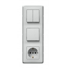 3-постовой моноблок - Cariva - 250 В~ - белый  773644  Legrand