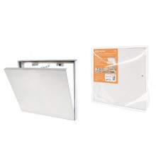 Люк под плитку, алюминиевый, съемный, нажимной, ограничитель-цепочка, 400х300,  SQ1807-0607  TDM