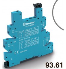 Розетка MasterBASIC с винтовыми клеммами (с зажимной клетью) для реле 34 серии; питание 110-125В АС/DC; в комплекте пластиковая клипса; опции: LED
