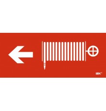 Этикетка самокл. 330х140мм "Пож. кран/стр. налево"  LPC10-1-33-14-PKNAL  IEK