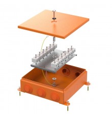 Коробка металлическая огнестойкая 70-0390-FR10.0-24 E15-E120 RAL2004 200x200x65 (4 шт/кор)  70-0390-2004-FR10.0-24  Промрукав