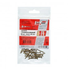 Саморез ШУж 3,0х25 пот. гол. (28 шт) - пакет ( 0,025 кг)  102474  Tech-KREP
