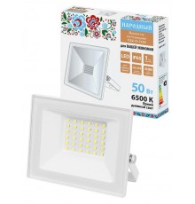 Прожектор СДО-05-050 50 Вт, 4000 лм, 6500 К, 220-240 В, IP65, белый, Народный  SQ0336-0311  TDM