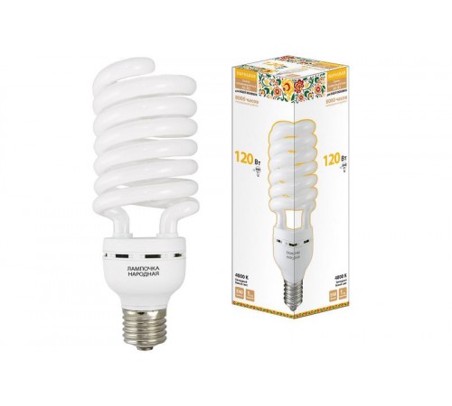 Лампа энергосберегающая КЛЛ 120Вт Е40 840 cпираль НЛ-HS  SQ0347-0049  TDM