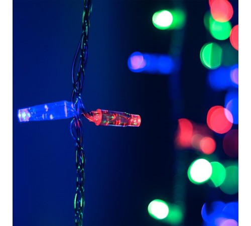 Светодиодная гирлянда ARD-CURTAIN-CLASSIC-2000x3000-CLEAR-756LED RGB (230V, 108W)  024866  Arlight