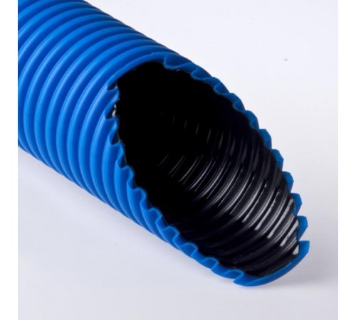 Труба двустенная дренажная ПНД/ПВД 110/93,8мм  Т2-ДР0-110(50)  Рувинил