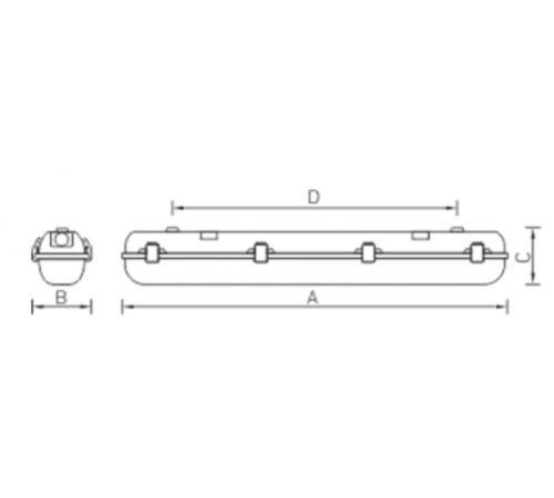 Светильник светодиодный ARCTIC STANDARD 600 TH 5000K  1088000600  Световые Технологии