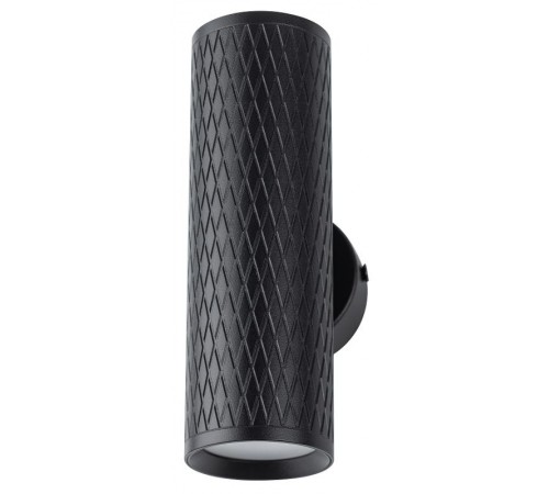 Декоративная подсветка WL46 BK MR16 GU10 12Вт черный IP20 для интерьера стен фасадов зданий  Б0058502  ЭРА