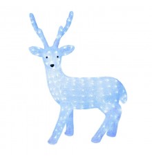 Фигура светодиодная  "Олень-1" ULD-M6393-200/STA WHITE IP20 DEER-1   200 диодов, размер 63*36*93 см, белый, IP20.  11036  Uniel