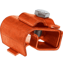 Держатель проводника круглого 8-10 мм для желоба водостока, медь91080Ezetek