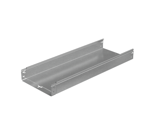 Лоток неперф. 80х300х1,2 L6000 мм "Быстрый монтаж ПЛЮС"  LNplus80-300-1.2-6000  КМ - профиль