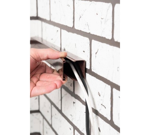 Заглушка (25х25) (4 шт) Plast EKF PROxima  под темное дерево    ecd-25-25x4   EKF 