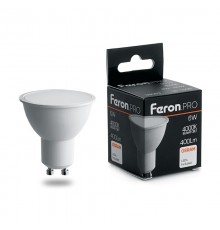 Лампа светодиодная .PRO LB-1606 GU10 6W 4000K OSRAM LED  38087  Feron
