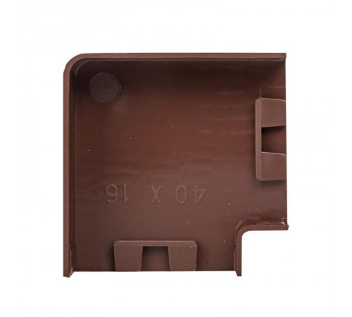 Поворот 90 гр. (40х16) (4 шт) Plast EKF PROxima  под темное деревоabd-40-16x4EKF