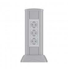 Миниколонна алюминиевая, 0.35м, цвет серый муар, RAL 9006  19534  DKC