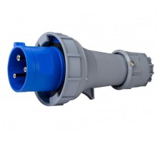 Вилка перен. 2Р+РЕ 125А 220В IP67 ВП-103  26109DEK  DEKraft