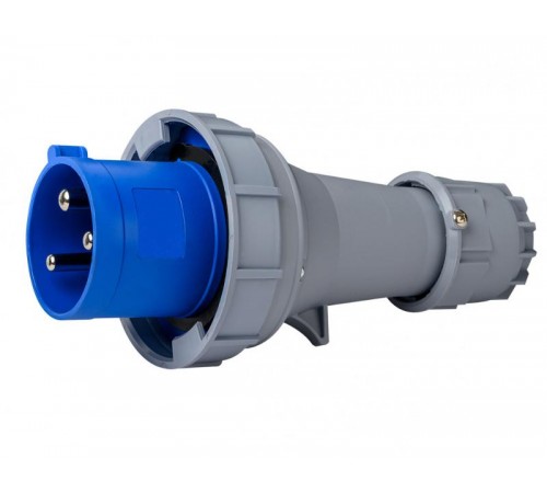 Вилка перен. 2Р+РЕ 125А 220В IP67 ВП-103  26109DEK  DEKraft