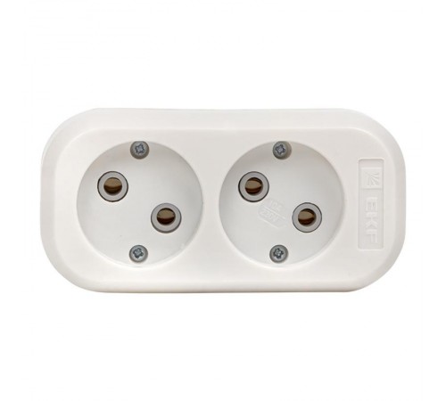 Колодка 2 гн. 10А 2,2кВт б/з Эксперт EKF PROxima  AKB10-2  EKF