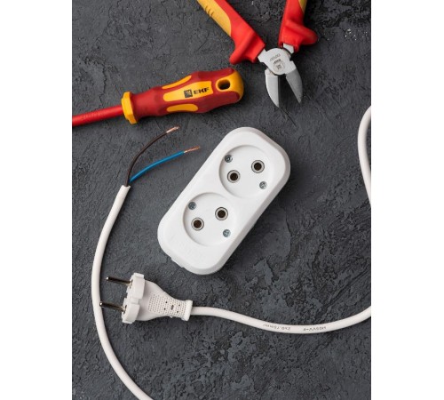 Колодка 2 гн. 10А 2,2кВт б/з Эксперт EKF PROxima  AKB10-2  EKF