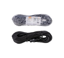 Удлинитель-шнур силовой народный ПВС 2200 Вт б/з, 40м, штепс. гнездо  SQ1307-0209  TDM