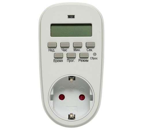 Розеточный электронный таймер SAT-20p 16A недельный EKF PROxima  SAT-20p  EKF