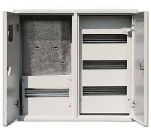 Щит распределительно-учетный навесной металлический  ЩРУН-3/48 520х585х160 3-фаз 48 мод. IP31 двухдверный  30404DEK  DEKraft