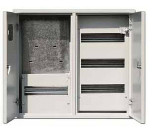 Щит распределительно-учетный навесной металлический  ЩРУН-3/48 520х585х160 3-фаз 48 мод. IP31 двухдверный  30404DEK  DEKraft