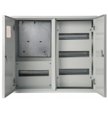 Щит распределительно-учетный навесной металлический  ЩРУН-3/48 520х585х160 3-фаз 48 мод. IP31 двухдверный  30404DEK  DEKraft