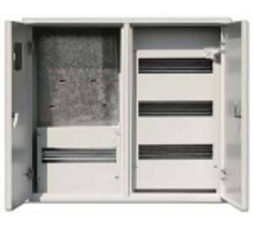 Щит распределительно-учетный навесной металлический  ЩРУН-3/48 520х585х160 3-фаз 48 мод. IP31 двухдверный  30404DEK  DEKraft