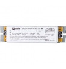 ЭПРА для люминесцентных ламп ETL-136-А2 1х36Вт Т8/G13  4690612034607  IN HOME