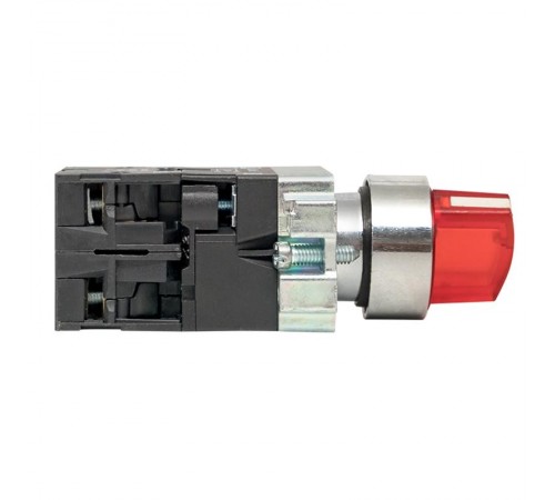Переключатель BD21 2P c красной подстветкой 24В NO PROxima  xb2-bk21-r-24  EKF