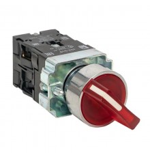 Переключатель BD21 2P c красной подстветкой 230В NO PROxima  xb2-bk21-r-230  EKF