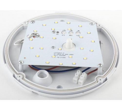 Светильник светодиодный для ЖКХ SPB-1-08-MWS (W) IP54 8Вт 640Лм 4000К D180 КРУГ с датчиком движения  Б0022452  ЭРА