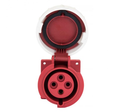 Розетка стационарная внутренняя 3242 3Р+РЕ 32А 380В IP67 EKF PROxima  ps-3242-32-380  EKF