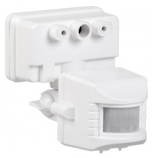 Датчик движения ДД 019 белый, макс. нагрузка 1100Вт, угол обзора 120град., дальность 12м, IP44,  LDD13-019-1100-001  IEK