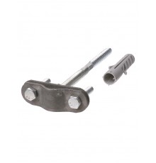 Крепление молниеприемника к стене с дюбелем длина 100 мм, 16-20 мм, гор.цинк.   SQ2401-3142  TDM