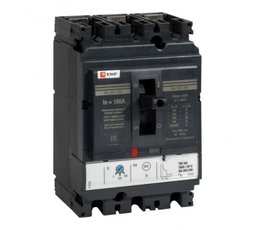 Выключатель автоматический ВА-99C (Compact NS) 160/25А 3P 36кА PROxima  mccb99C-160-25  EKF