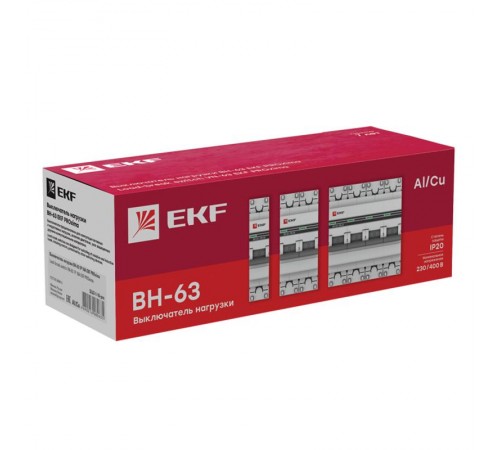 Выключатель нагрузки 2P 20А ВН-63 PROxima  SL63-2-20-pro  EKF