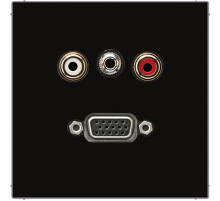 2x Cinch Audio (RCA) / Stereo разъем (TRS 3.5 mm) / VGA MALS1072SW Jung