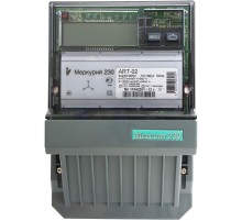 Счетчик Меркурий 230 ART-02 PQRSIN 10-100А/400В (мнтар.) ЖКИ (монт. пл.)