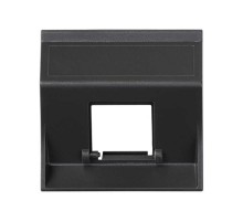 Simon CIMA 500 Адаптер для 1 шт RJ-45 CJ545.., CJ645.., CJ6A45F + MD67, наклон, 50х50мм, 500CIMA, графит  50000181-038  Simon