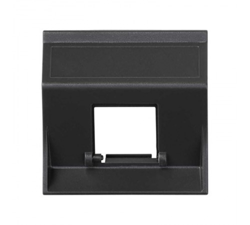 Simon CIMA 500 Адаптер для 1 шт RJ-45 CJ545.., CJ645.., CJ6A45F + MD67, наклон, 50х50мм, 500CIMA, графит  50000181-038  Simon