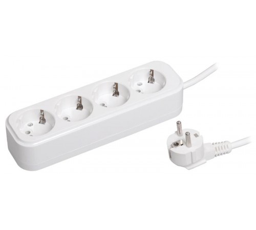 Удлинитель У04 4 места 2Р+РЕ/1.5 метра 3х1мм2 16А/250В CLASSIC   WYP11-16-04-02-Z  IEK