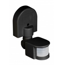 Датчик движения ИК настенная 1200Вт 180гр. до 12м IP44 MS-16Cb черный EKF PROxima   dd-ms-16Cb   EKF