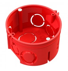 Коробка установочная 80-0501См безгалогенная (HF) 68х42 с саморезами без соединителя (8шт/уп)  80-0501См  Промрукав