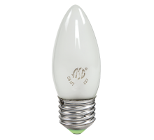 Лампа накаливания ЛОН свеча B35 60Вт 230В Е27 матов 630Лм  4607177995076  ASD