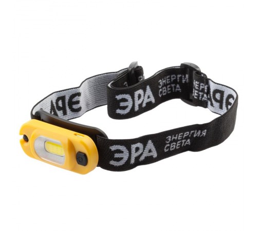 Фонарь налобный 1хLED (COB) аккумулятор Li GA-801 Практик, microUSB, шарнир, клипса  Б0030186  ЭРА