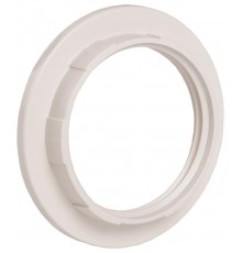 Кольцо к патрону, пластик, Е27, белый, индивидуальный пакет,   EKP10-01-02-K01  IEK