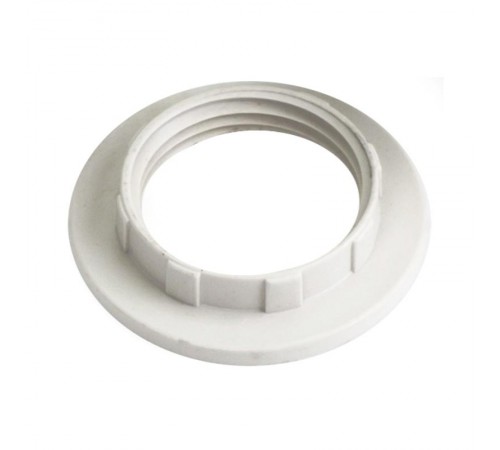 Кольцо к патрону, пластик, Е27, белый, индивидуальный пакет,   EKP10-01-02-K01  IEK